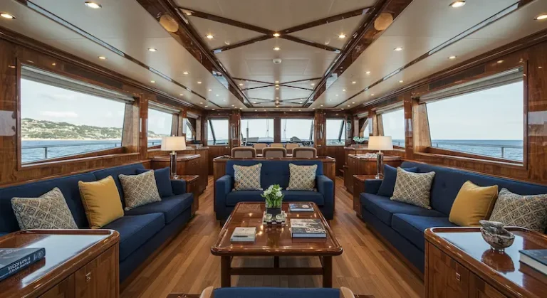 Exotic Automotive and Luxury Yacht Interiors use luxury veneer decoration