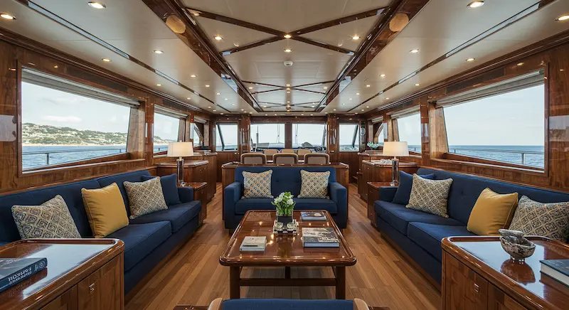 custom veneer for automotive and luxury yacht interiors use