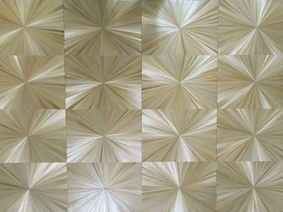 Custom straw marquetry pattern 1